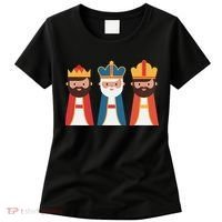 Epiphany Feliz Dia De Reyes Three Wise Happy Holy Kings Women's T-Shirt thumb 0