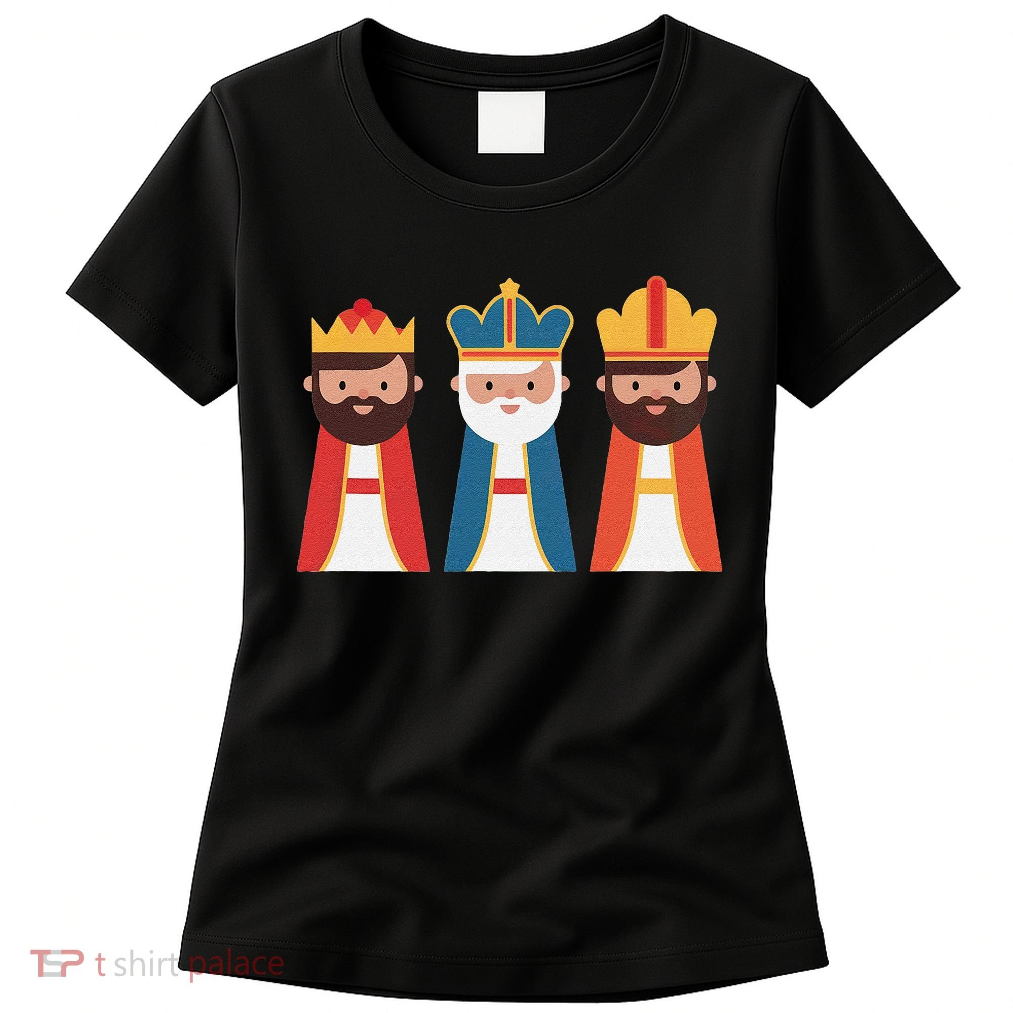 Epiphany Feliz Dia De Reyes Three Wise Happy Holy Kings Women's T-Shirt