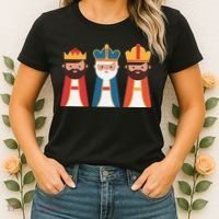 Epiphany Feliz Dia De Reyes Three Wise Happy Holy Kings Women's T-Shirt thumb 2