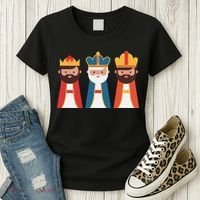 Epiphany Feliz Dia De Reyes Three Wise Happy Holy Kings Women's T-Shirt thumb 3