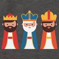 Epiphany Feliz Dia De Reyes Three Wise Happy Holy Kings Vector Backpack thumb 2