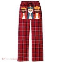 Epiphany Feliz Dia De Reyes Three Wise Happy Holy Kings Women's Flannel Plaid Pajama Pants thumb 0
