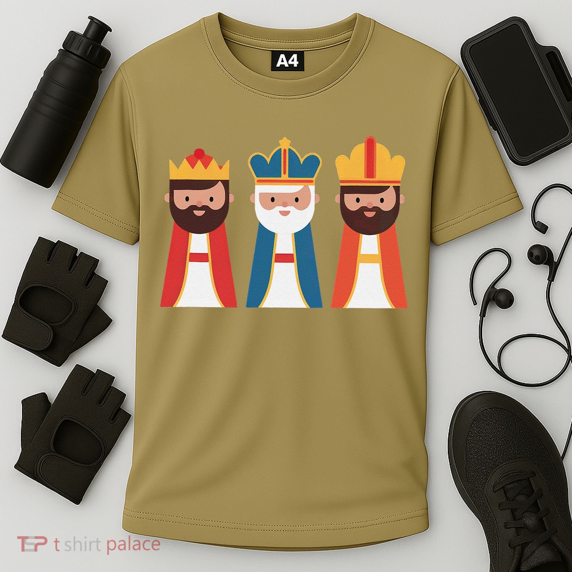Epiphany Feliz Dia De Reyes Three Wise Happy Holy Kings Cooling Performance Crew T-Shirt