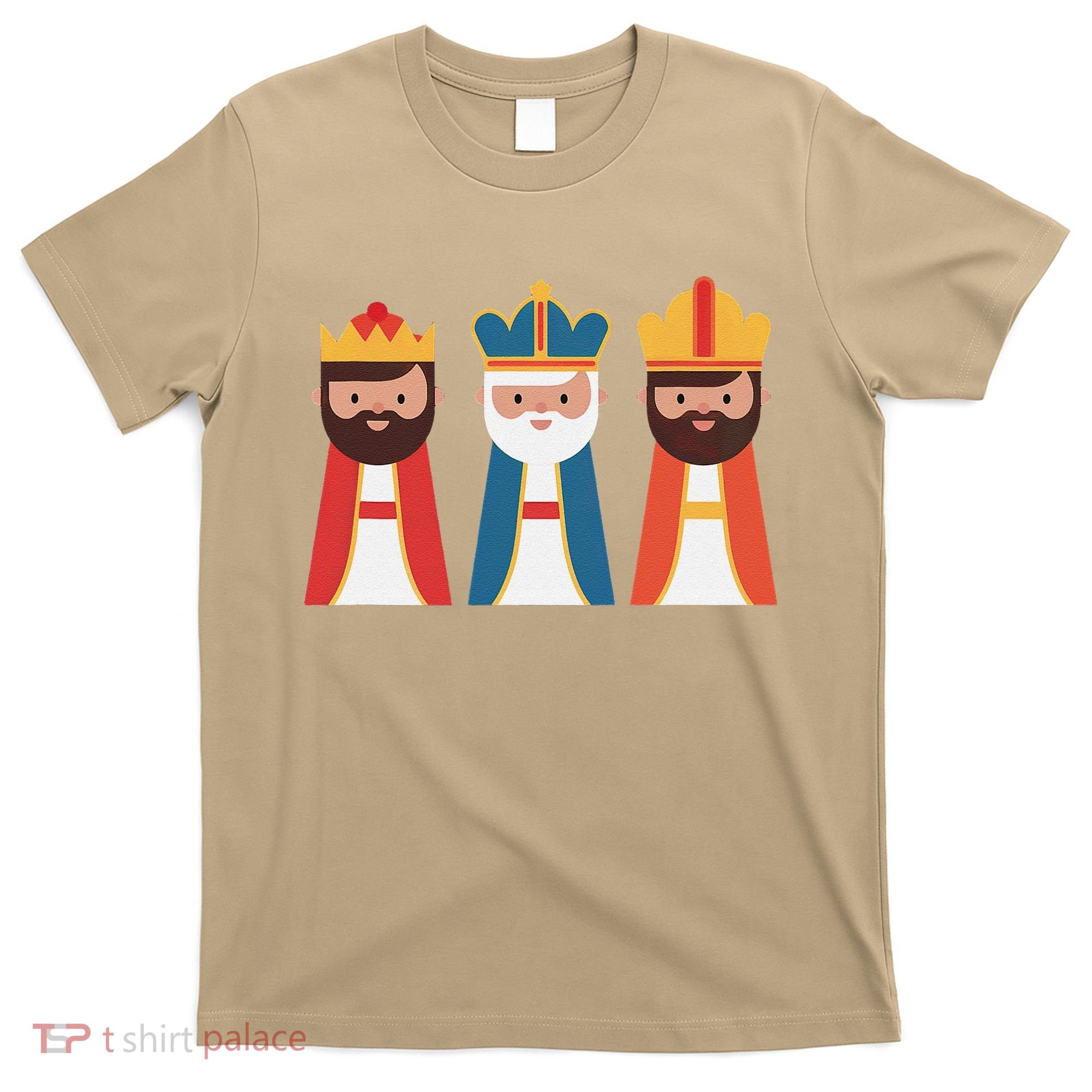 Epiphany Feliz Dia De Reyes Three Wise Happy Holy Kings T-Shirt