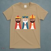 Epiphany Feliz Dia De Reyes Three Wise Happy Holy Kings T-Shirt thumb 5