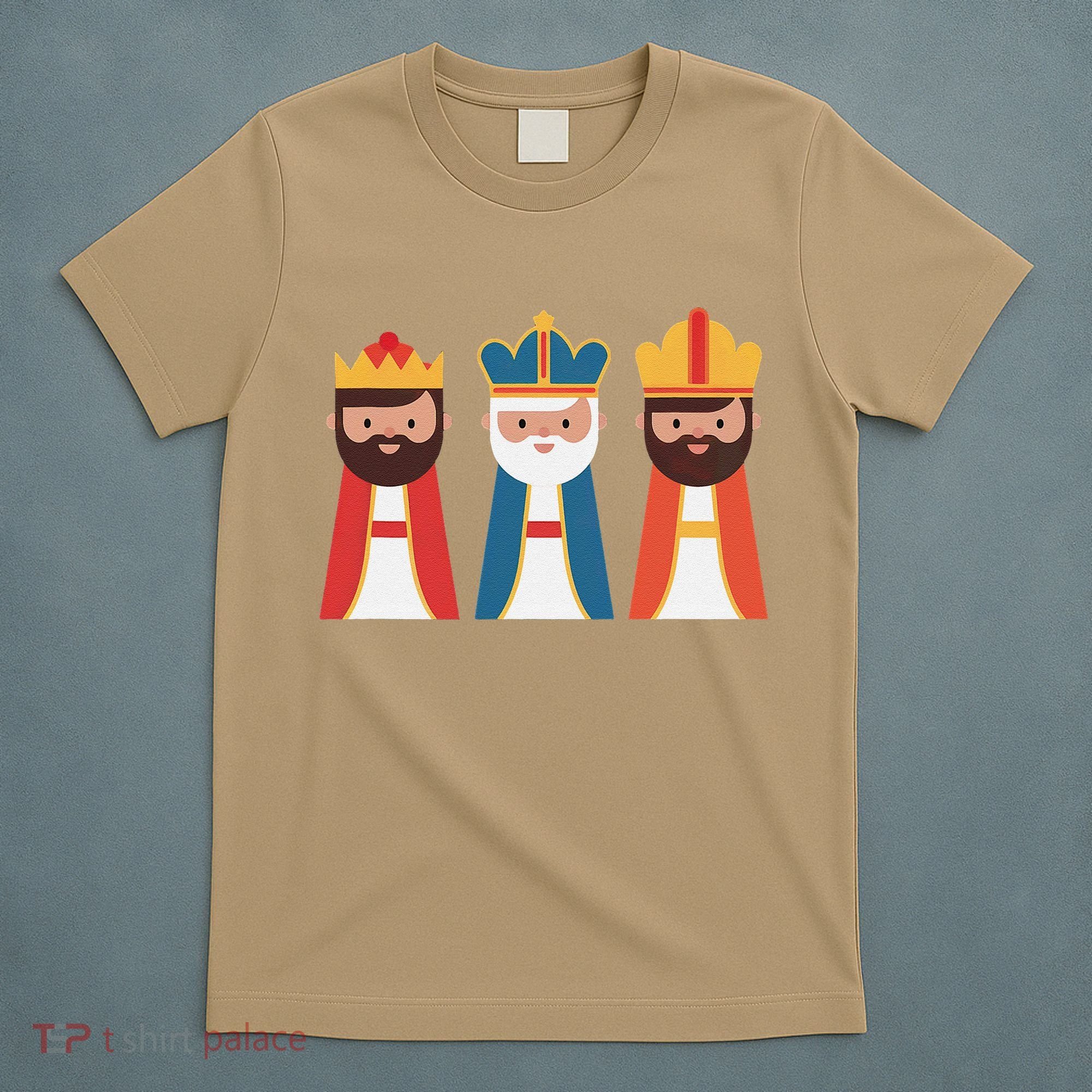 Epiphany Feliz Dia De Reyes Three Wise Happy Holy Kings T-Shirt