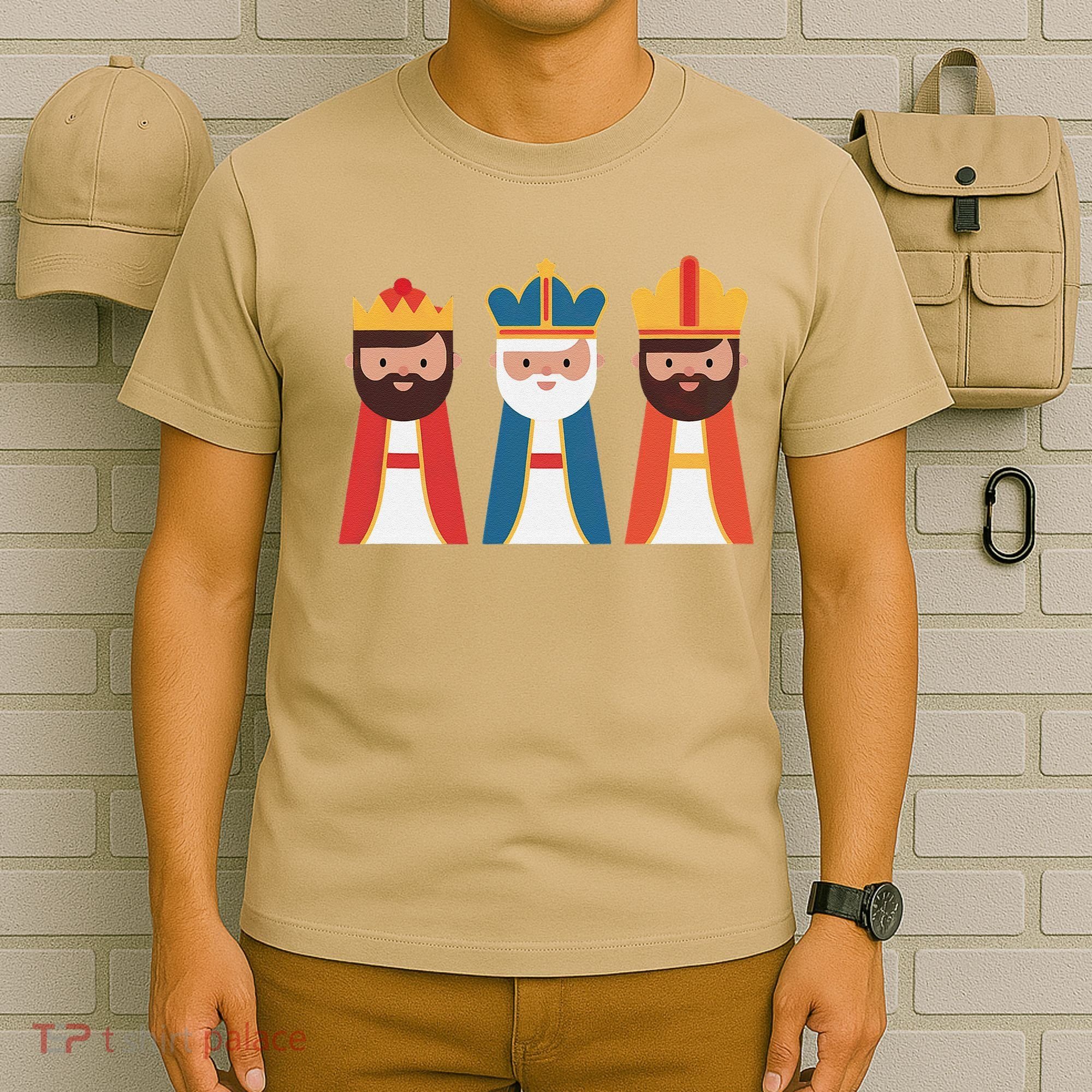 Epiphany Feliz Dia De Reyes Three Wise Happy Holy Kings T-Shirt