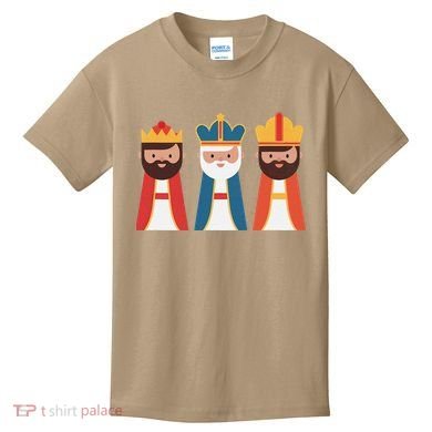 Epiphany Feliz Dia De Reyes Three Wise Happy Holy Kings Kids T-Shirt