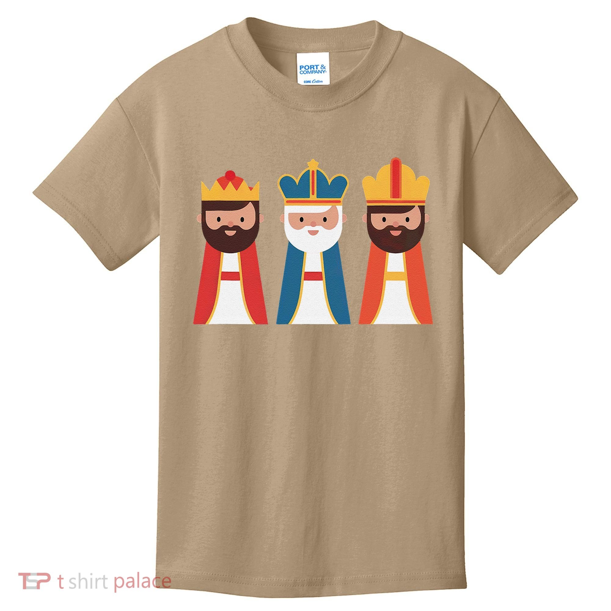Epiphany Feliz Dia De Reyes Three Wise Happy Holy Kings Kids T-Shirt
