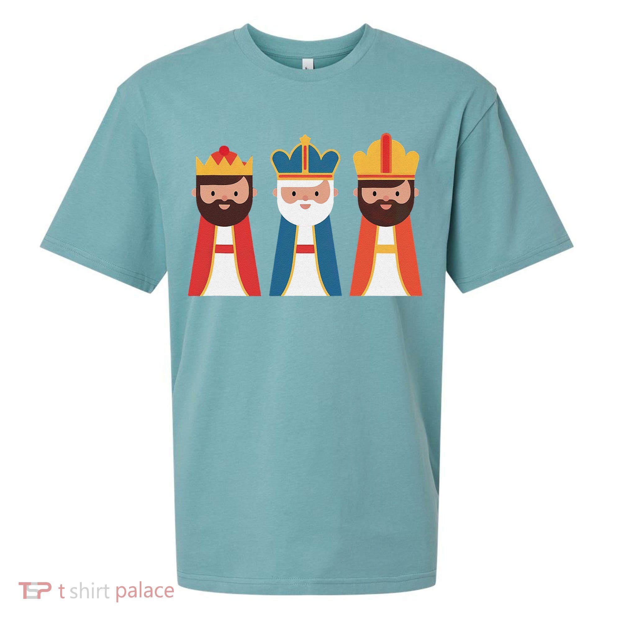 Epiphany Feliz Dia De Reyes Three Wise Happy Holy Kings Sueded Cloud Jersey T-Shirt
