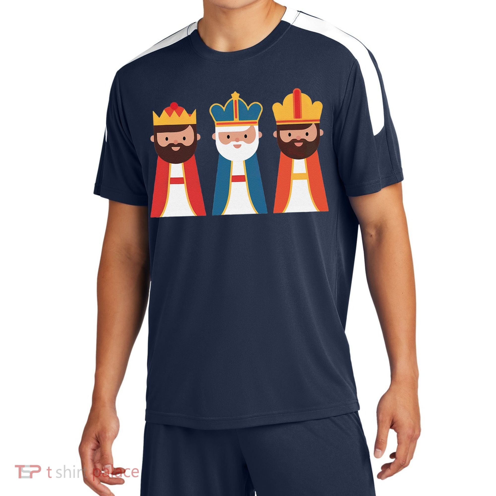 Epiphany Feliz Dia De Reyes Three Wise Happy Holy Kings Sport-Tek Competitor United Soccer Jersey