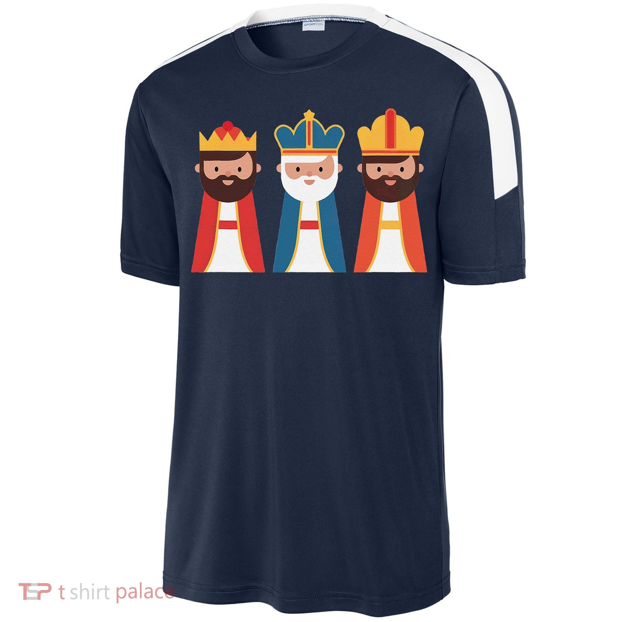 Epiphany Feliz Dia De Reyes Three Wise Happy Holy Kings Sport-Tek Competitor United Soccer Jersey