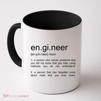 Engineer Funny Dictionary Definition Coffee Mug