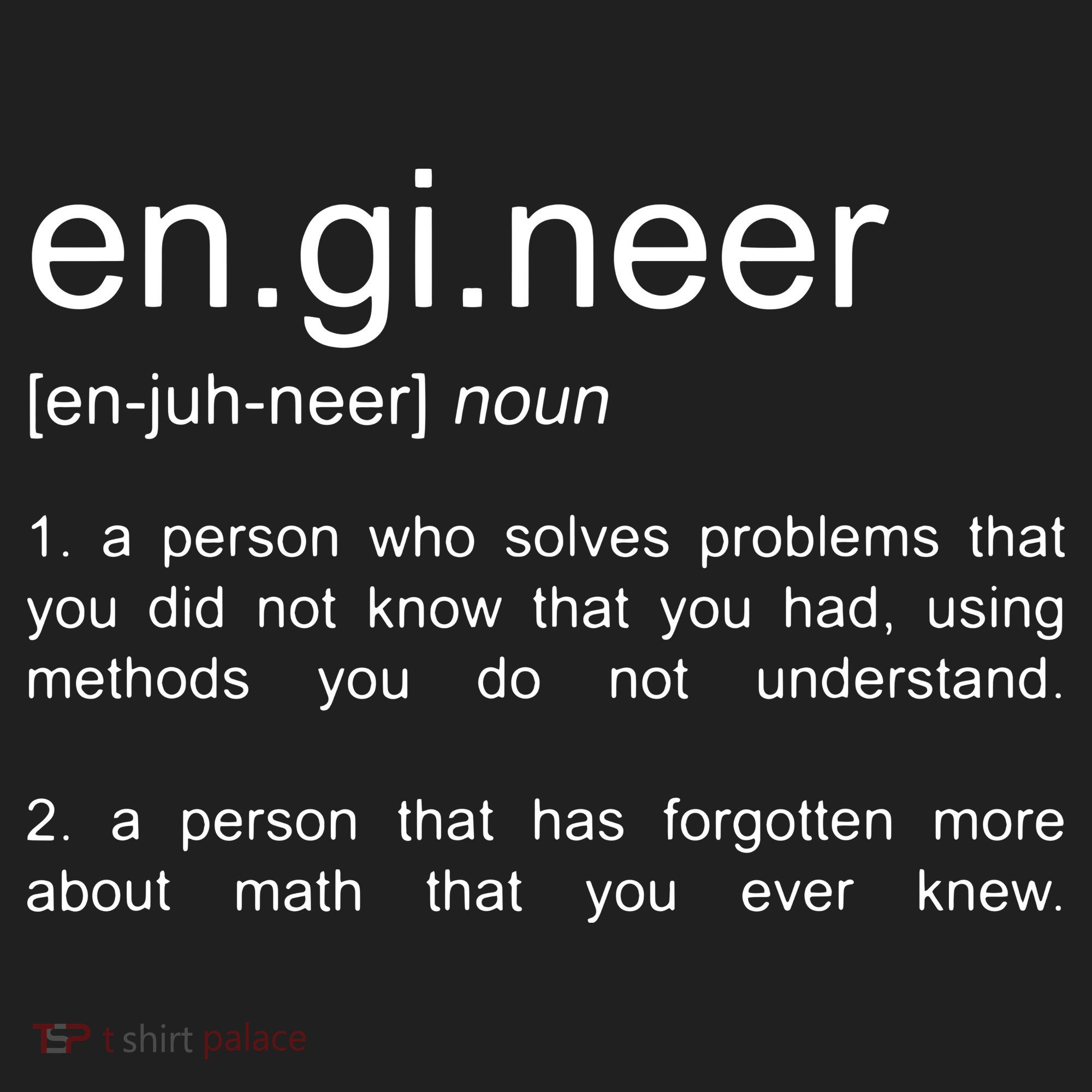 Engineer Funny Dictionary Definition Tumbler