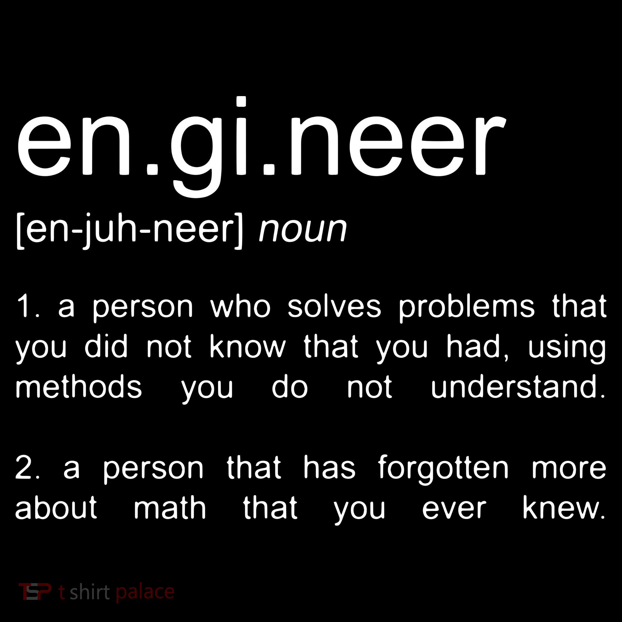Engineer Funny Dictionary Definition Ornament