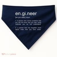 Engineer Funny Dictionary Definition USA-Made Doggie Bandana thumb 0