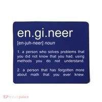 Engineer Funny Dictionary Definition Mousepad thumb 0