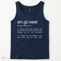 Engineer Funny Dictionary Definition Tank Top thumb 2