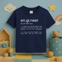 Engineer Funny Dictionary Definition Toddler T-Shirt thumb 3