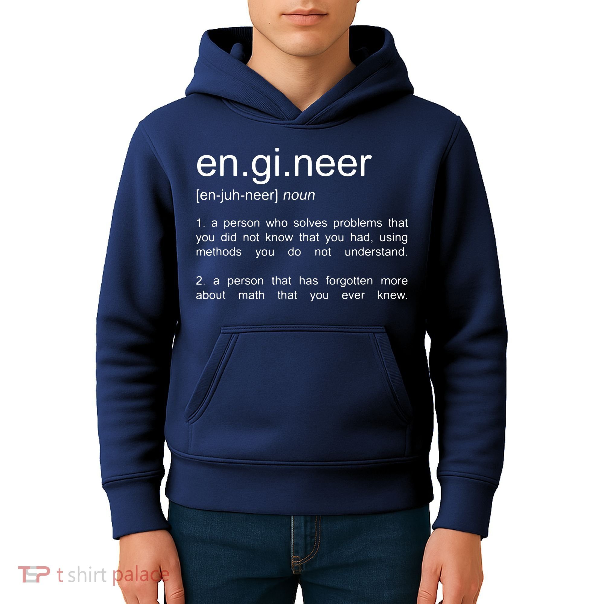 Engineer Funny Dictionary Definition Kids Hoodie