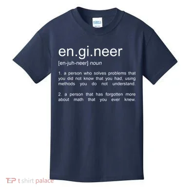 Engineer Funny Dictionary Definition Kids T-Shirt