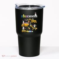 EggsCavator Funny Easter Egg Hunt Tumbler thumb 0