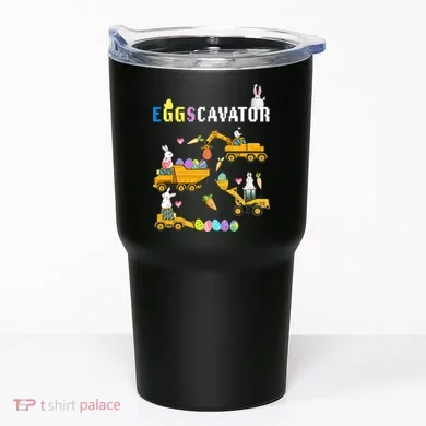 EggsCavator Funny Easter Egg Hunt Tumbler