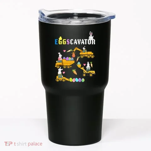 EggsCavator Funny Easter Egg Hunt Tumbler in the selected color