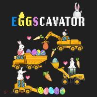 EggsCavator Funny Easter Egg Hunt Tumbler thumb 3