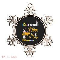 EggsCavator Funny Easter Egg Hunt Ornament thumb 0