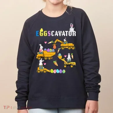 EggsCavator Funny Easter Egg Hunt Women's Sweatshirt