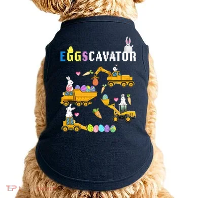 EggsCavator Funny Easter Egg Hunt Doggie Tank