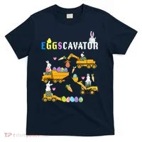 EggsCavator Funny Easter Egg Hunt T-Shirt thumb 0