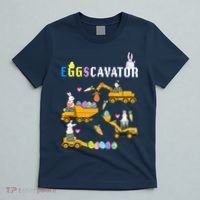 EggsCavator Funny Easter Egg Hunt T-Shirt thumb 5