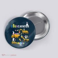 EggsCavator Funny Easter Egg Hunt Button thumb 0