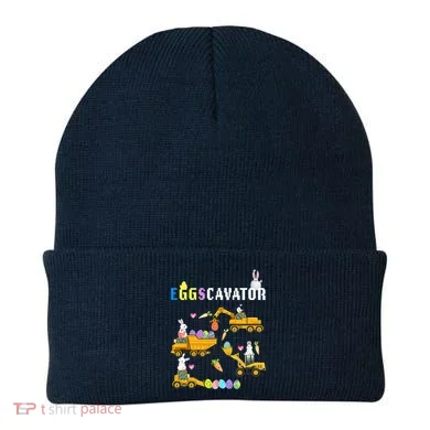 EggsCavator Funny Easter Egg Hunt Beanie