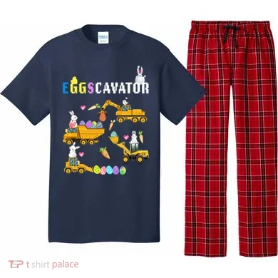 EggsCavator Funny Easter Egg Hunt Pajama Set