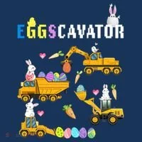 EggsCavator Funny Easter Egg Hunt Polo thumb 2