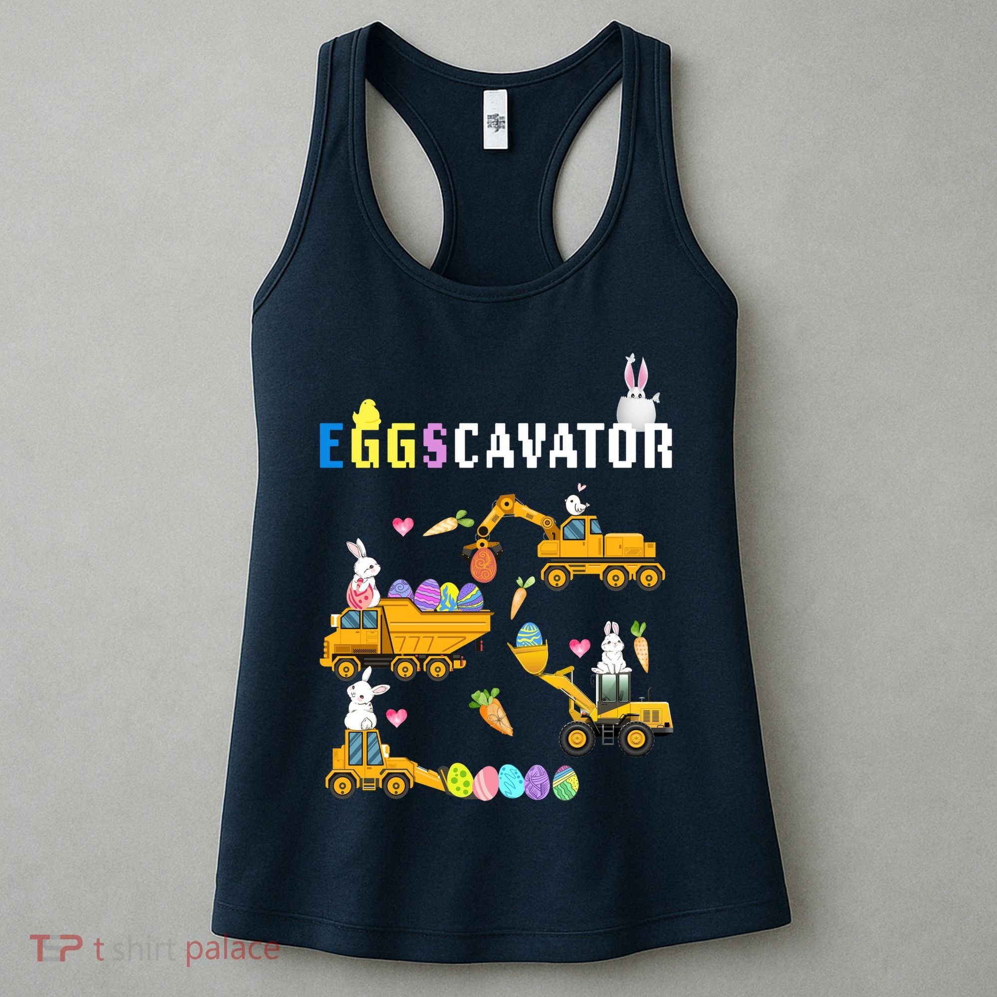 EggsCavator Funny Easter Egg Hunt Women's Tank Top