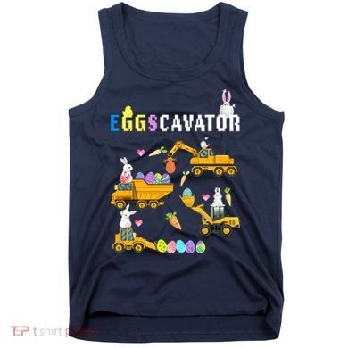 EggsCavator Funny Easter Egg Hunt Tank Top