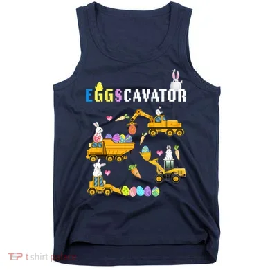 EggsCavator Funny Easter Egg Hunt Tank Top