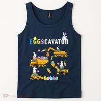EggsCavator Funny Easter Egg Hunt Tank Top thumb 2