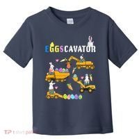 EggsCavator Funny Easter Egg Hunt Toddler T-Shirt thumb 0