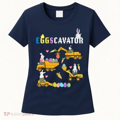 EggsCavator Funny Easter Egg Hunt Women's T-Shirt