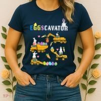 EggsCavator Funny Easter Egg Hunt Women's T-Shirt thumb 2