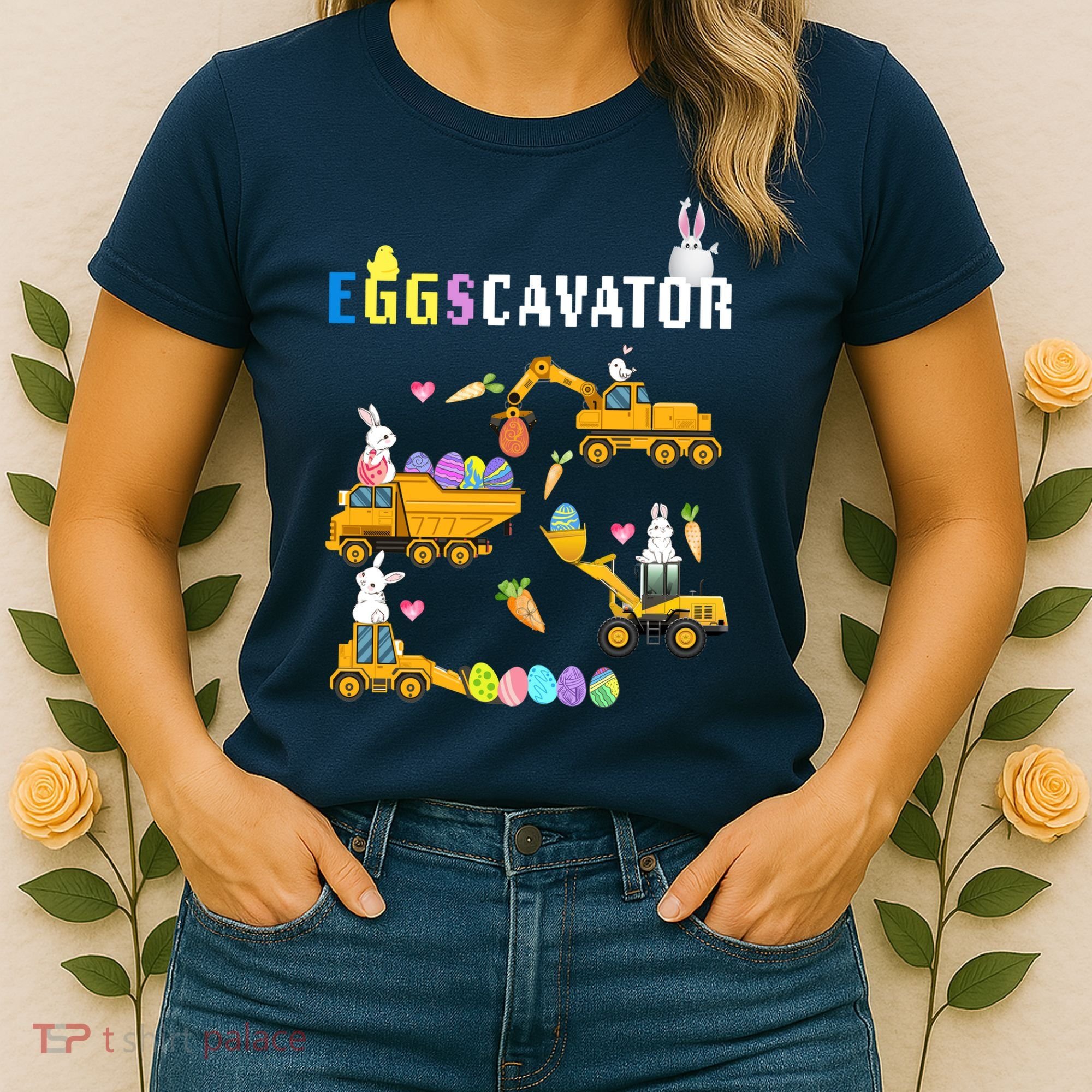 EggsCavator Funny Easter Egg Hunt Women's T-Shirt