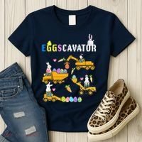 EggsCavator Funny Easter Egg Hunt Women's T-Shirt thumb 3