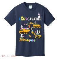 EggsCavator Funny Easter Egg Hunt Kids T-Shirt thumb 0