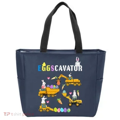 EggsCavator Funny Easter Egg Hunt Tote Bag