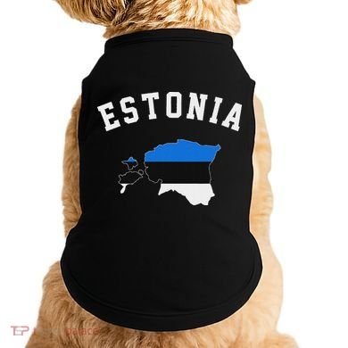 Estonian Flag Estonia Doggie Tank